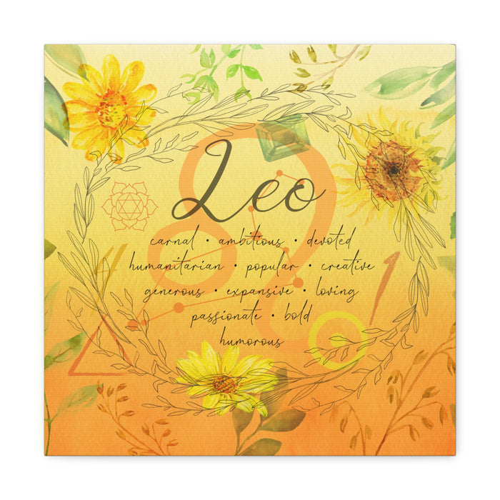 Leo Canvas Gallery Wraps