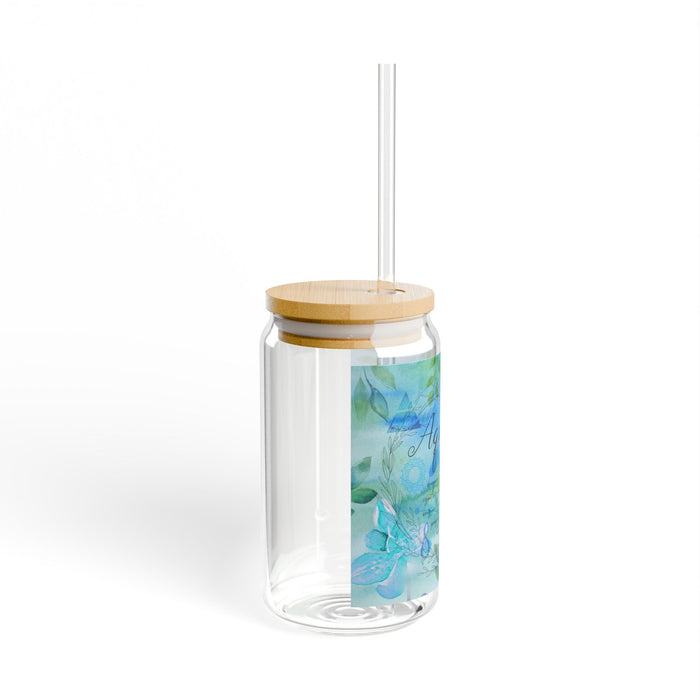 Aquarius Sipper Glass, 16oz