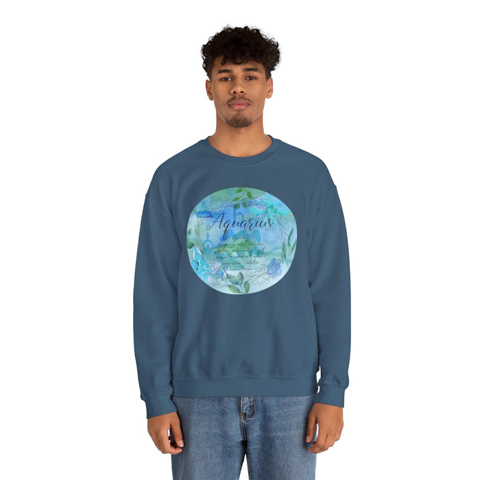 Aquarius Unisex Heavy Blend™ Crewneck Sweatshirt