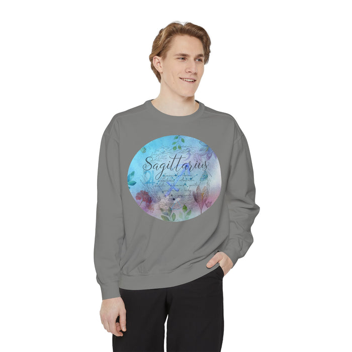Sagittarius Unisex Garment-Dyed Sweatshirt