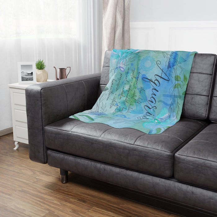 Aquarius Microfiber Blanket