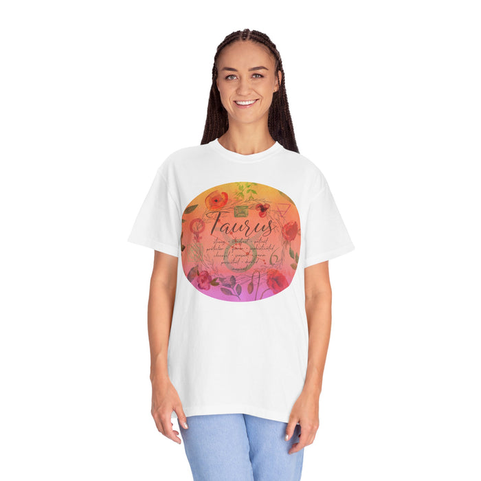 Taurus Unisex Garment-Dyed T-shirt