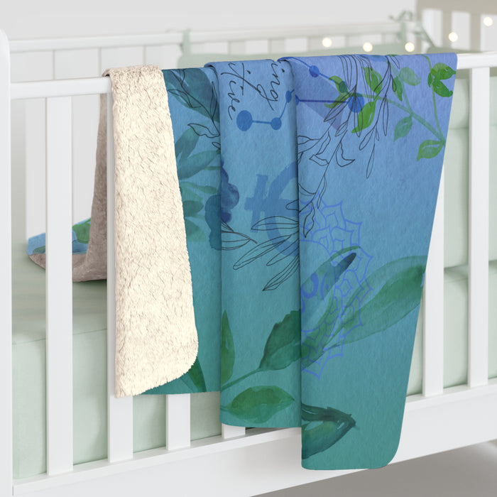 Pisces Sherpa Fleece Blanket