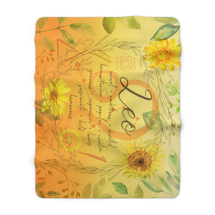Leo Sherpa Fleece Blanket