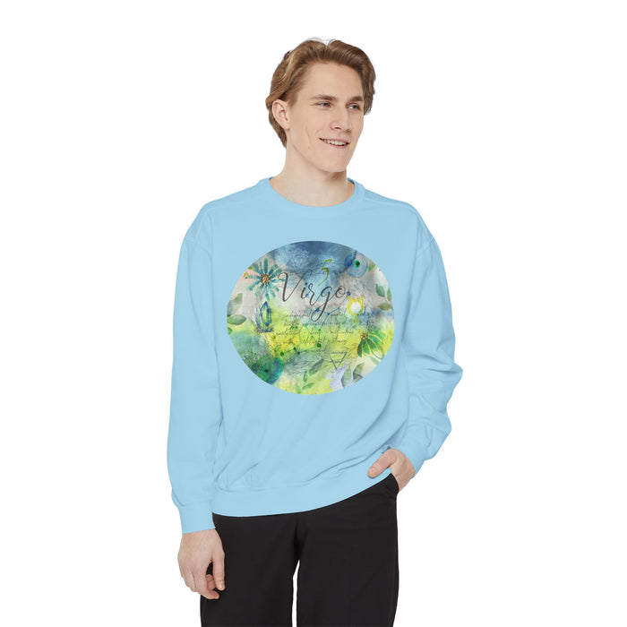 Virgo Unisex Garment-Dyed Sweatshirt