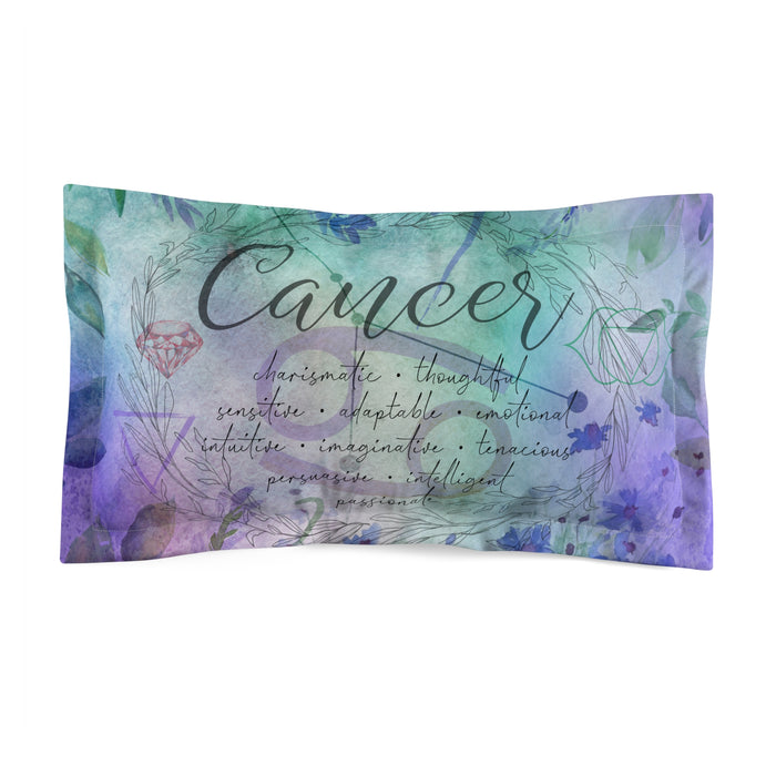 Cancer Microfiber Pillow Sham