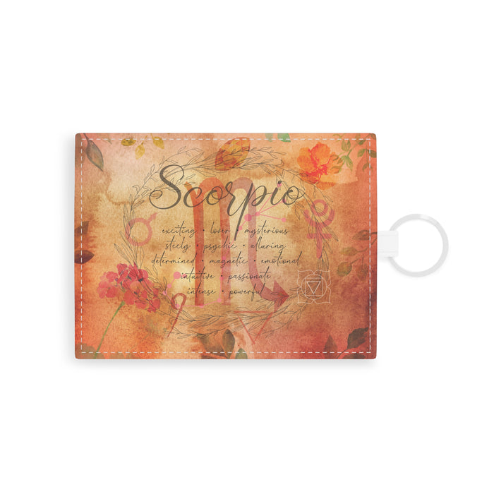 Scorpio Leather Card Holder