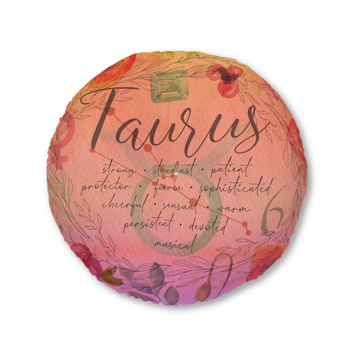 Taurus Tufted Floor Pillow, Round