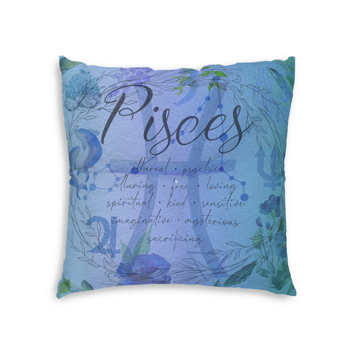 Pisces Tufted Floor Pillow, Square