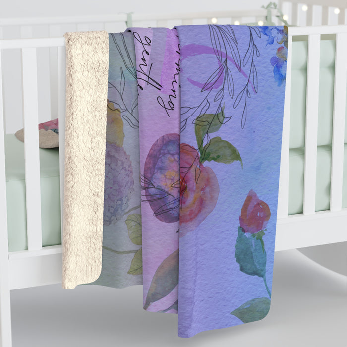 Libra Sherpa Fleece Blanket