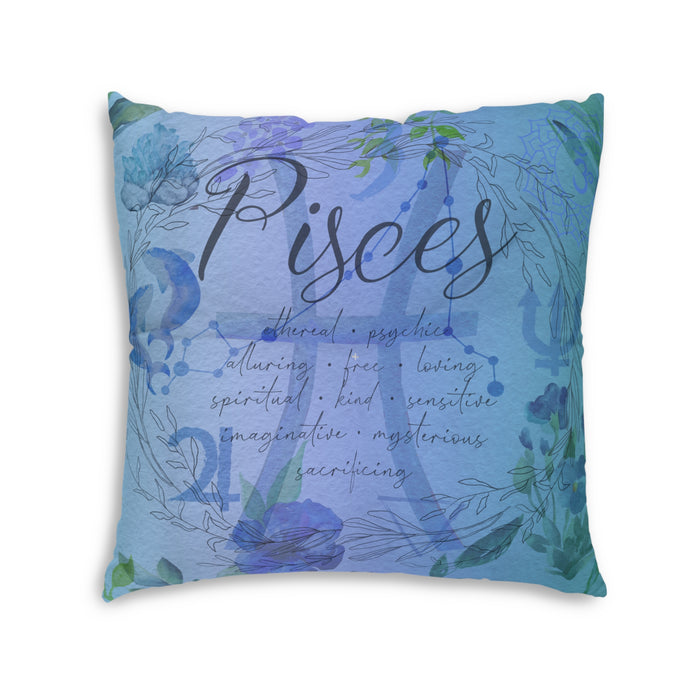 Pisces Tufted Floor Pillow, Square