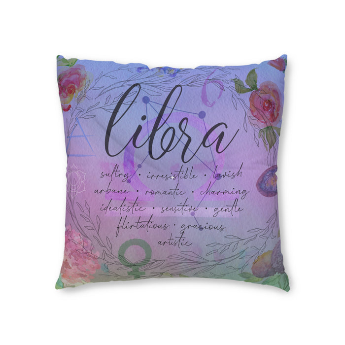 Libra Tufted Floor Pillow, Square