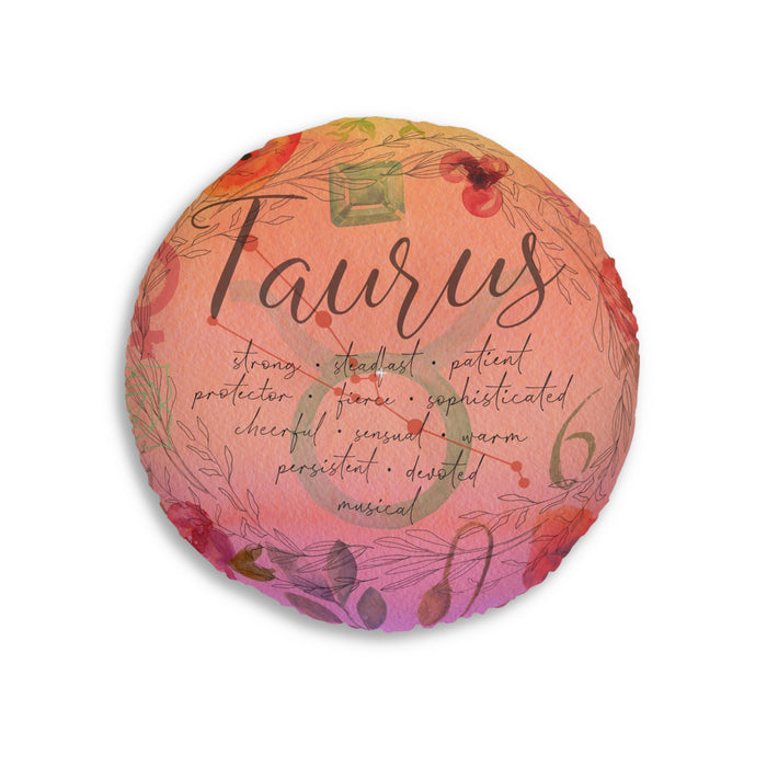 Taurus Tufted Floor Pillow, Round
