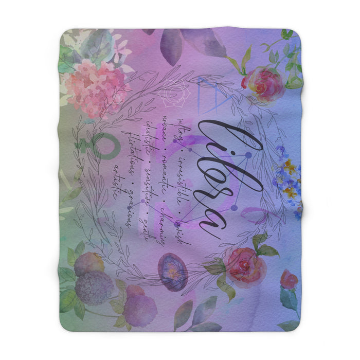 Libra Sherpa Fleece Blanket