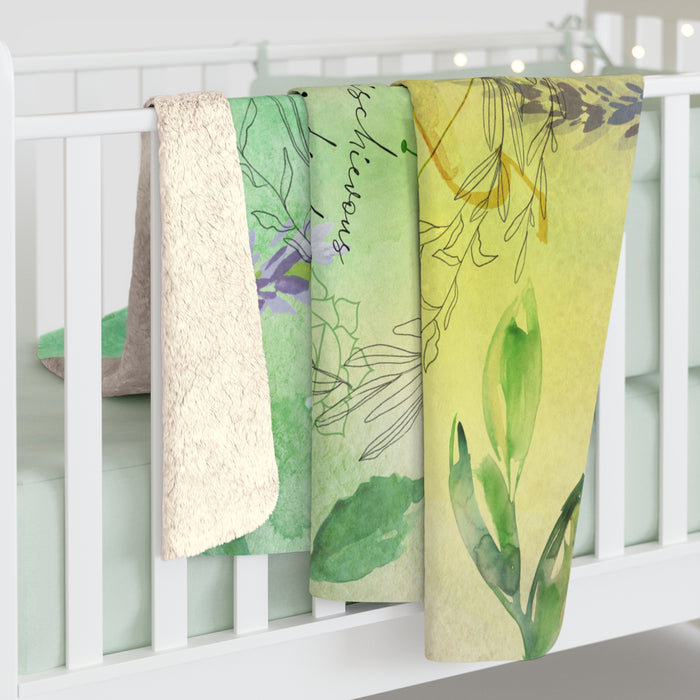 Gemini Sherpa Fleece Blanket