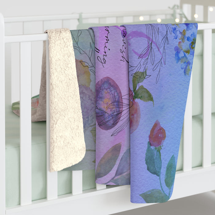 Libra Sherpa Fleece Blanket