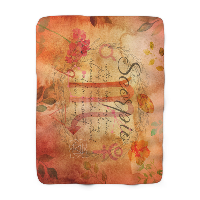 Scorpio Sherpa Fleece Blanket