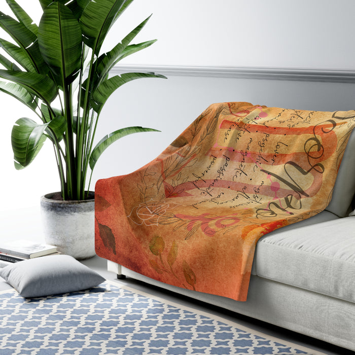 Scorpio Sherpa Fleece Blanket
