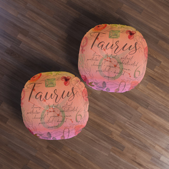 Taurus Tufted Floor Pillow, Round