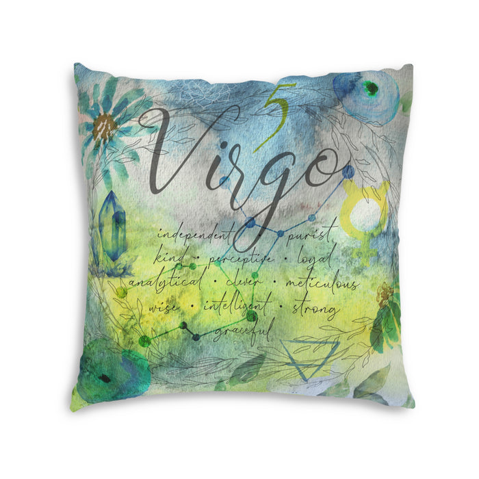 Virgo Tufted Floor Pillow, Square