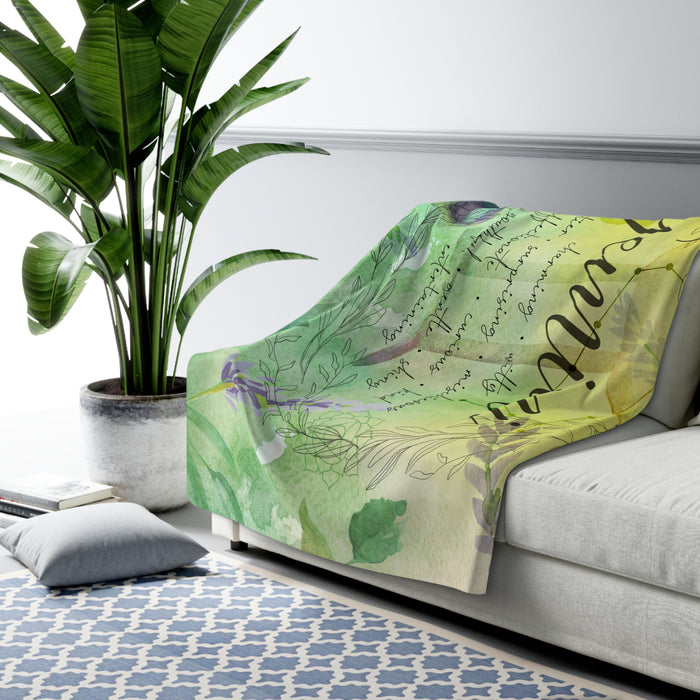 Gemini Sherpa Fleece Blanket